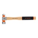 Martillo pulido de bola 12 oz mango hickory, TRUPER Grip MB-12