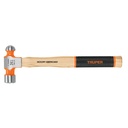 Martillo pulido de bola 24 oz mango hickory, TRUPER Grip MB-24