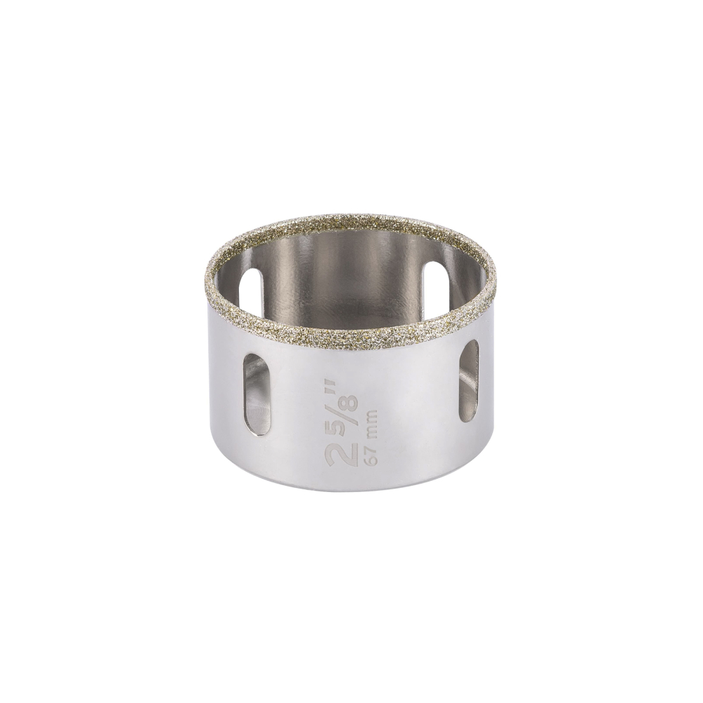 Brocasierra diamante 2-5/8' borde continuo, TRUPER COAZ-2-5/8