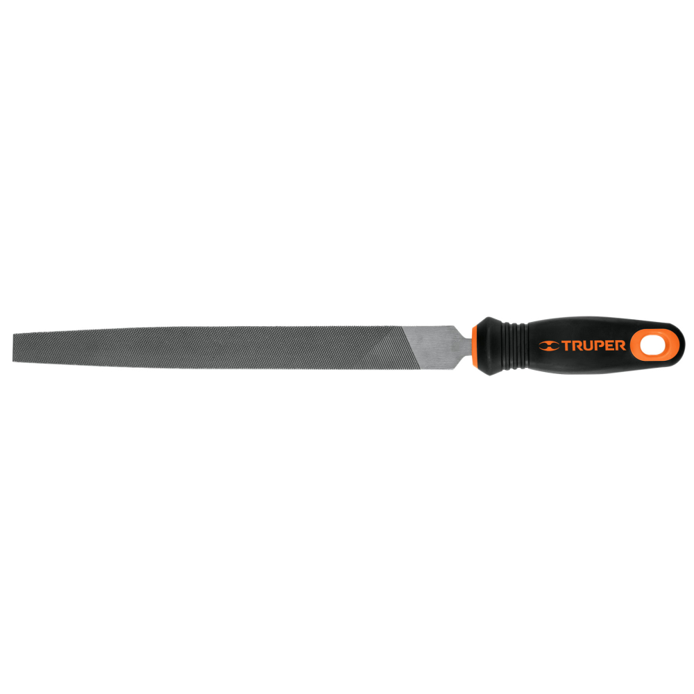 Lima plana bastarda 10' con mango Comfort Grip, TRUPER LPB-10T