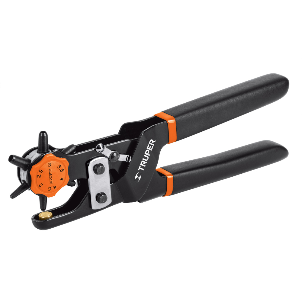 Pinza sacabocados 9' mango de PVC, TRUPER PSA-9