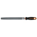 Lima media caña bastarda 10' con mango Comfort Grip, TRUPER LMCB-10T