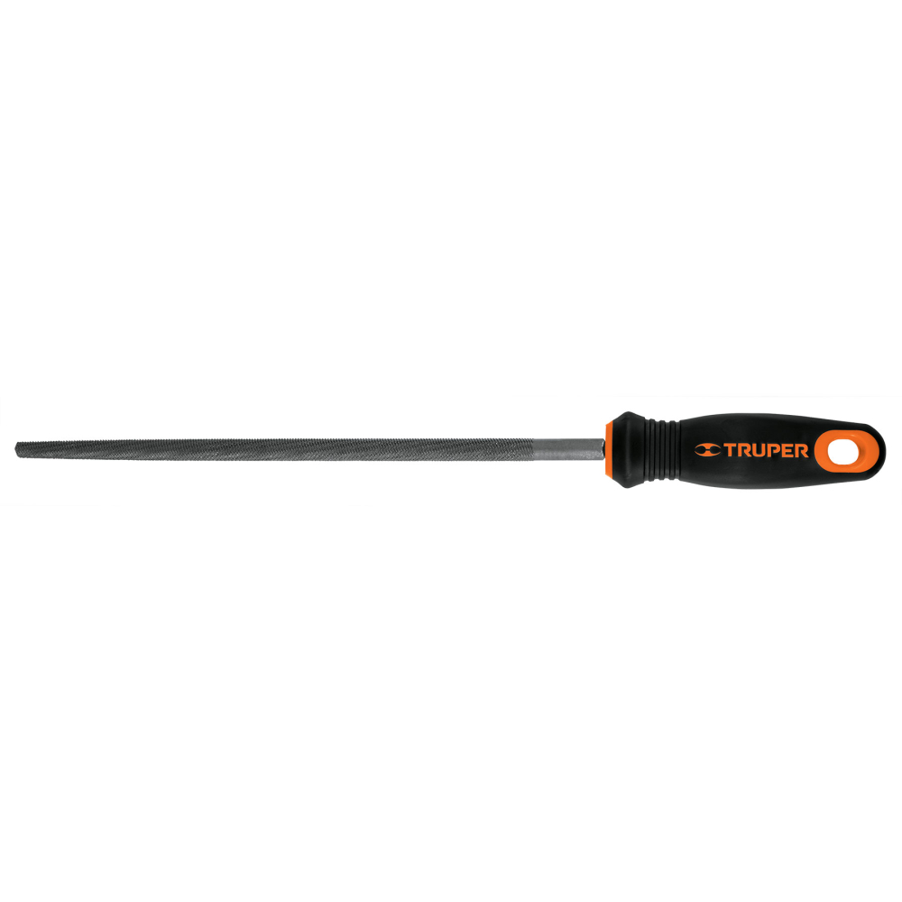 Lima redonda bastarda 10' con mango Comfort Grip, TRUPER LRB-10T