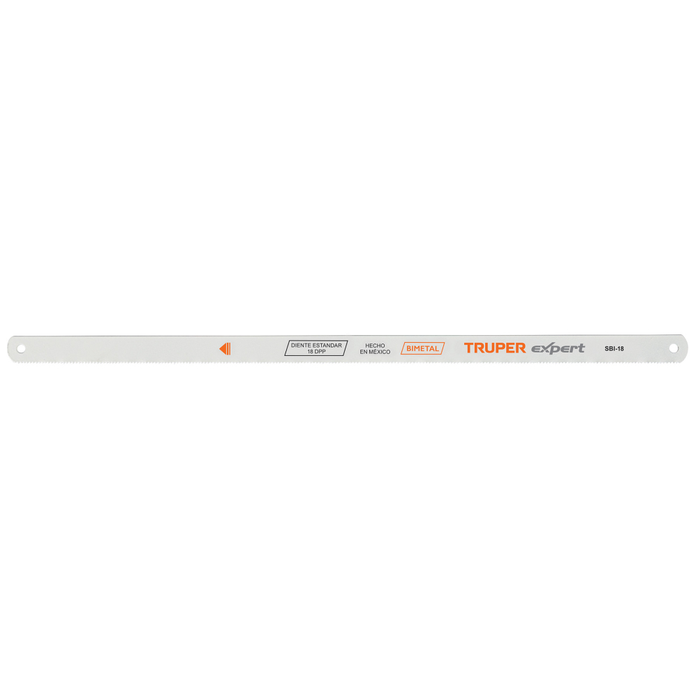 Segueta bimetálica de 12', 18 DPP, TRUPER EXPERT SBI-18