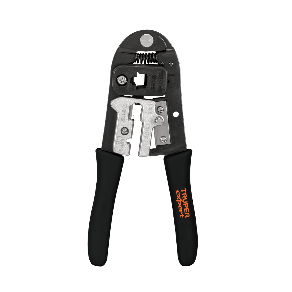 Pinza ponchadora para cables RJ-45, TRUPER EXPERT PRJ-45