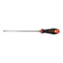 Desarmador plano 5/16' x 10' mango Comfort Grip, TRUPER DR-5/16X10B