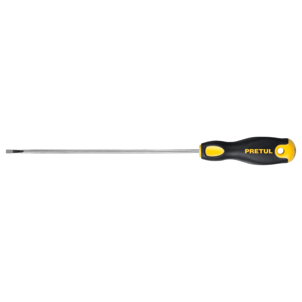 Desarmador cabinet 1/8 x 6' mango Comfort Grip, PRETUL DG-1/8X6BP