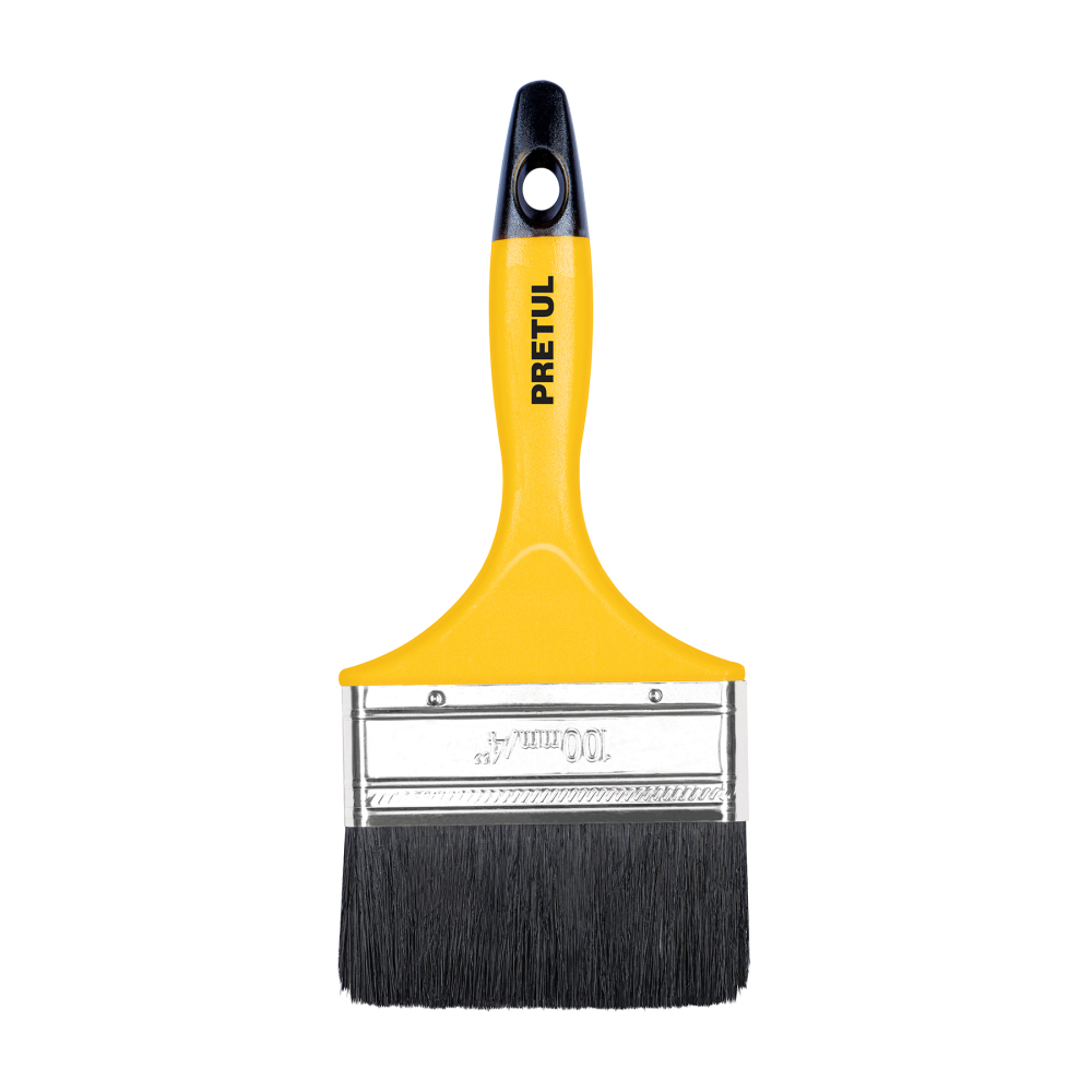Brocha uso general de 4' con mango de plástico, PRETUL BRP-4