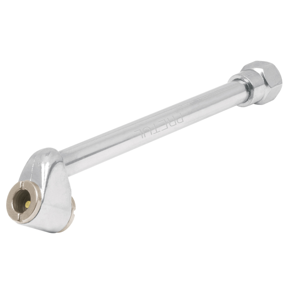 Inflador de cabeza doble, cuerda 1/4' NPT, PRETUL VAL-INF-1/4P