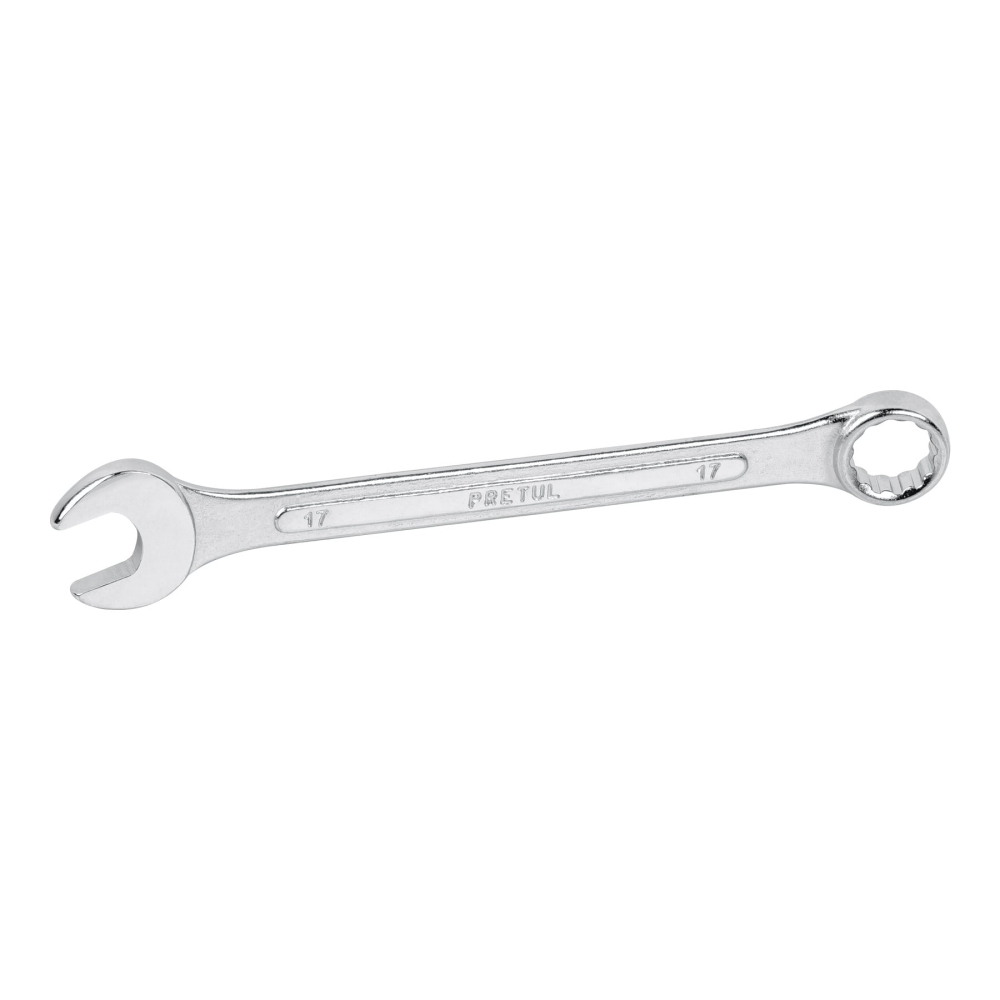Llave combinada 17 mm x 210 mm de largo, PRETUL LL-2017MP