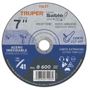 Disco abrasivo de corte preciso acero inox 7' x 1.8mm TRUPER DICOF-7018I