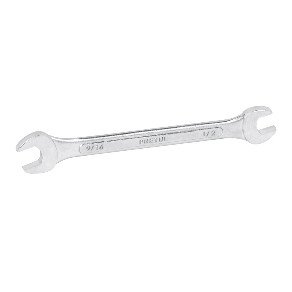 Llave española, 1/2 x 9/16' x 172 mm de largo, PRETUL LL-3026P