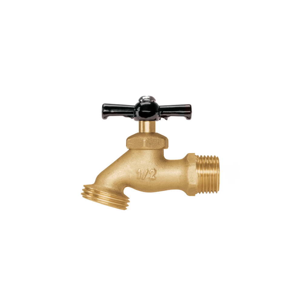 Llave p/manguera, de latón, 100g, 1/2', granel, PRETUL LL-JAR-P
