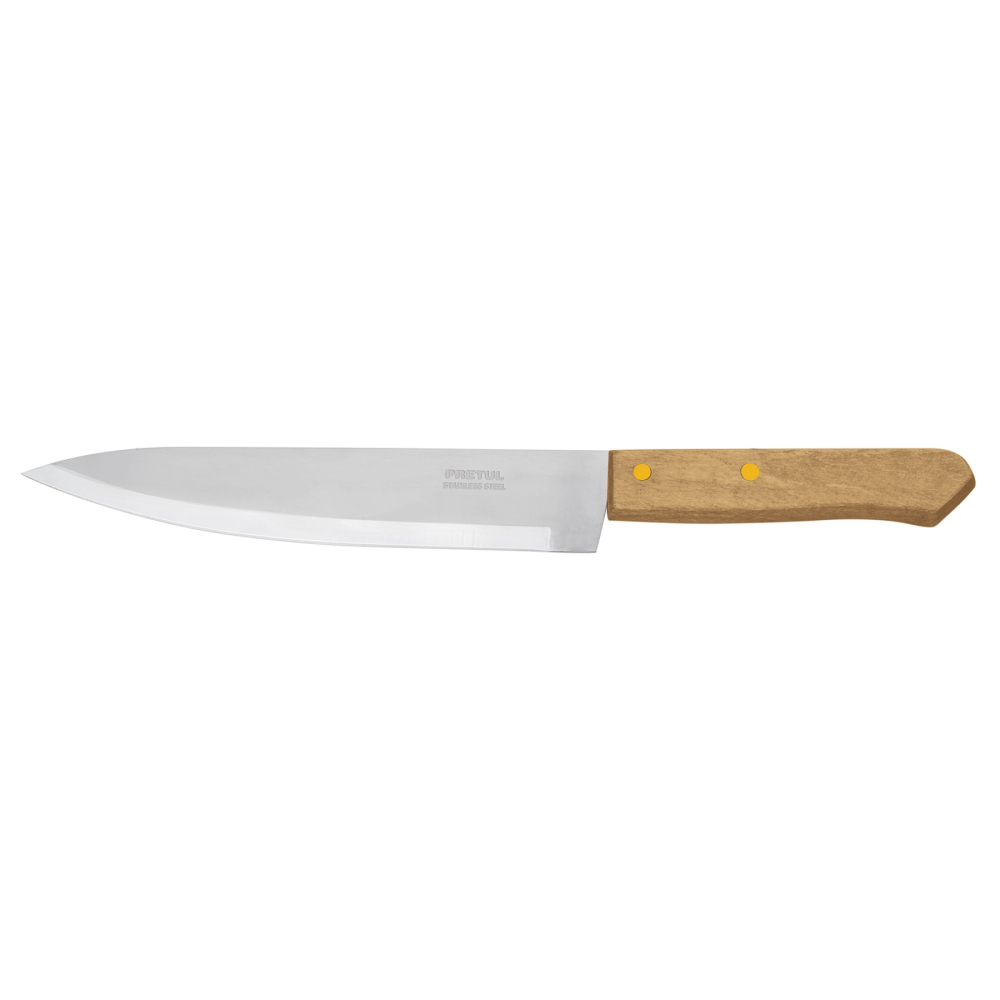 Cuchillo de chef 8' mango de madera, PRETUL CUCH-M81