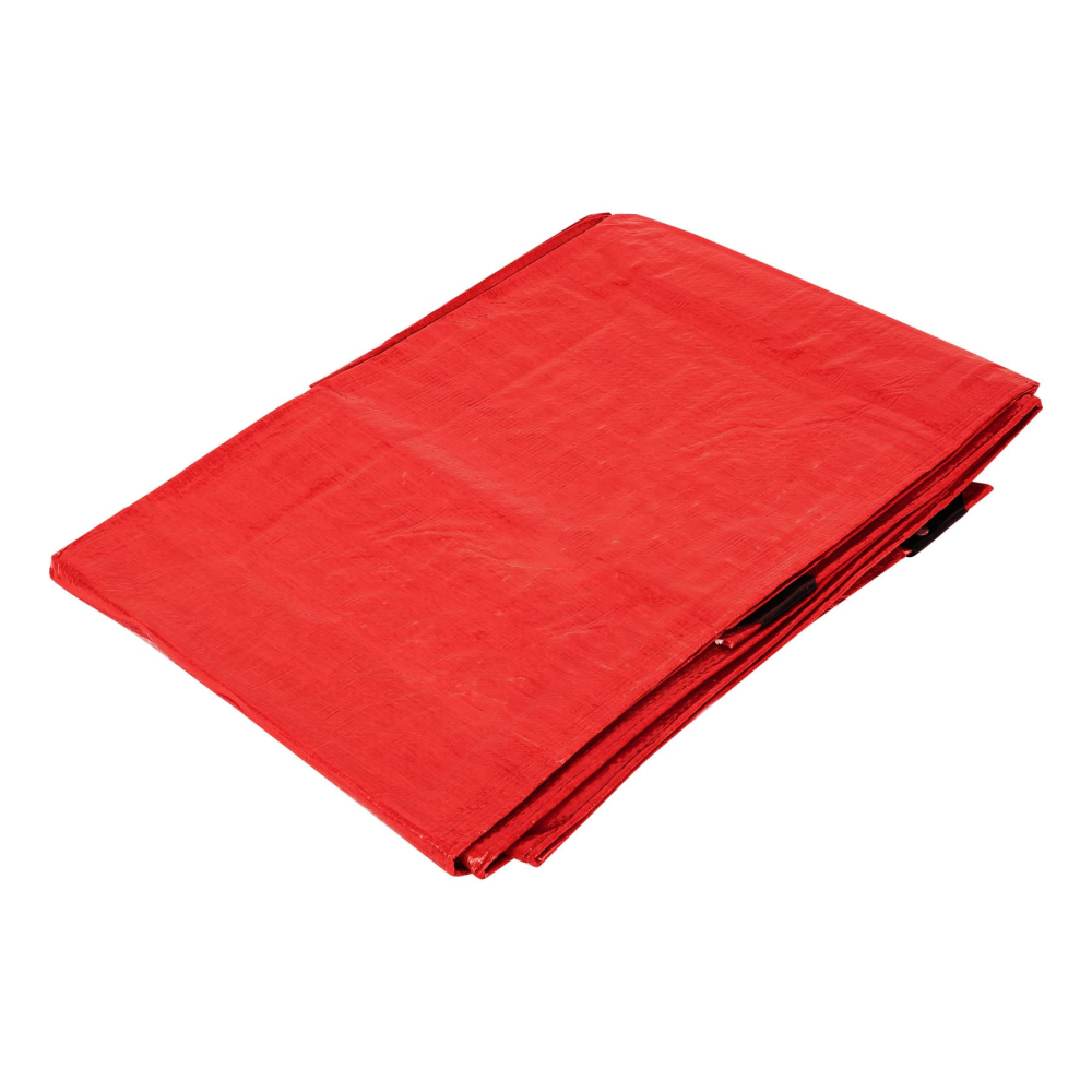 Lona de polietileno 3 x 3 m, roja, 110 g/m2, PRETUL LP-33R