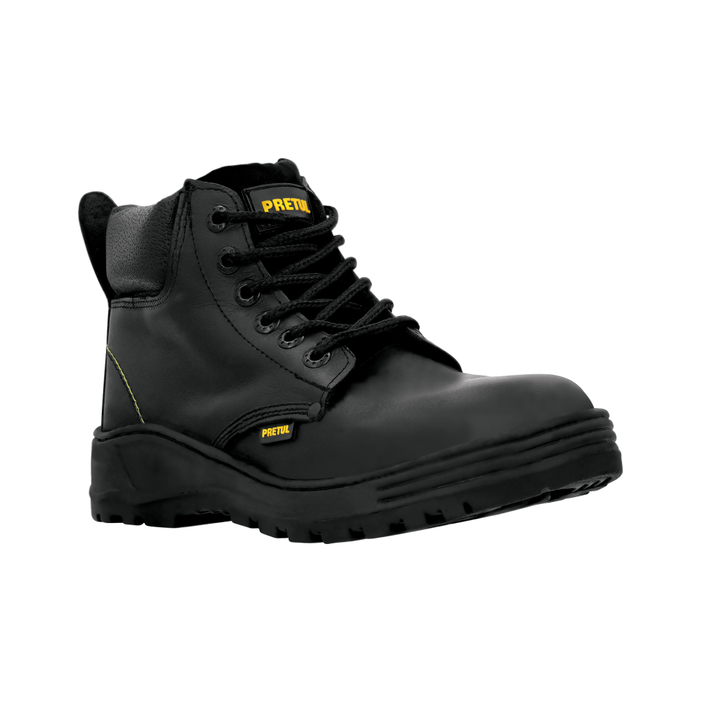 Bota de seguridad negra, #26, casquillo de composite, PRETUL ZC-026N
