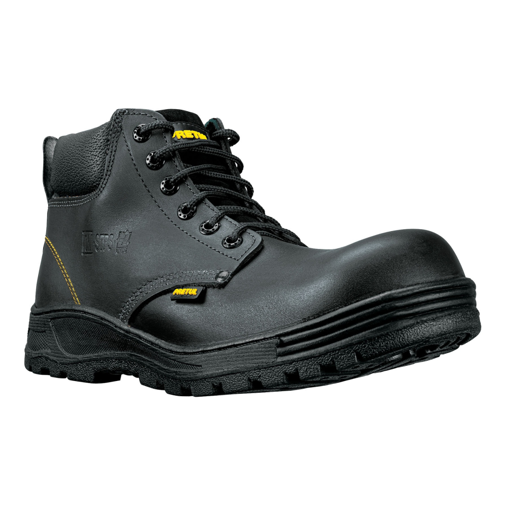 Bota de seguridad negra, #27, casquillo de composite, PRETUL ZC-027N