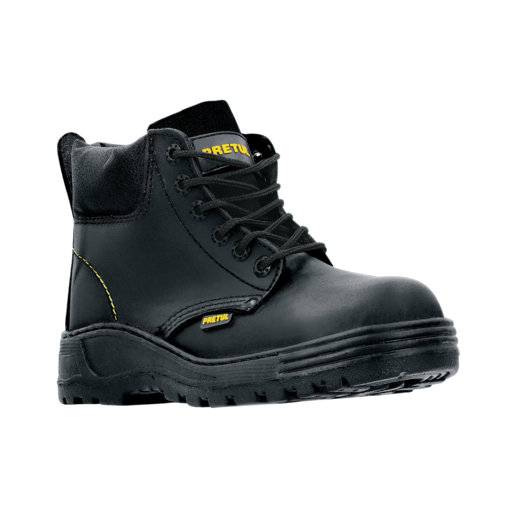 Bota de seguridad negra, #23, casquillo de composite, PRETUL ZC-023N