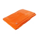 Lona de polietileno 5 x 5 m, naranja, 110 g/m2, PRETUL LP-55N