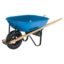 Carretilla 5.5 ft3 neumática, bastidores madera, TRUPER CAT-50WD