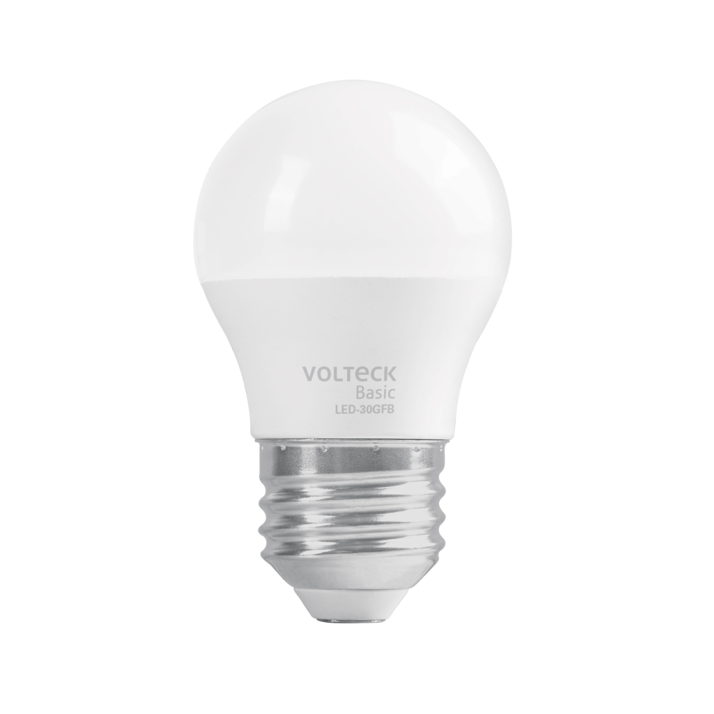 Foco LED 3W (25W) G45, 6500K blanca fría, 270 lm, BASIC LED-30GFB