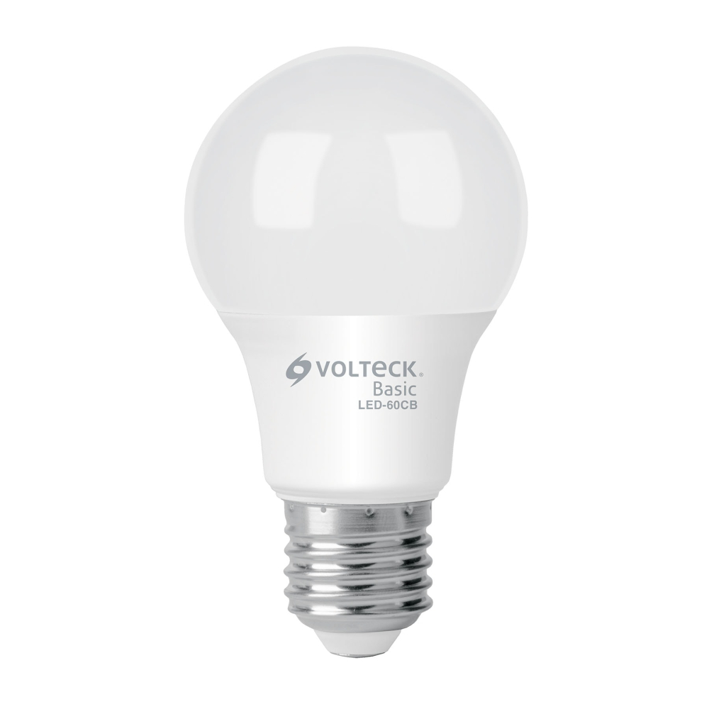 Foco LED 8W (60W) A19, 3000K blanca cálida, 790 lm, BASIC LED-60CB
