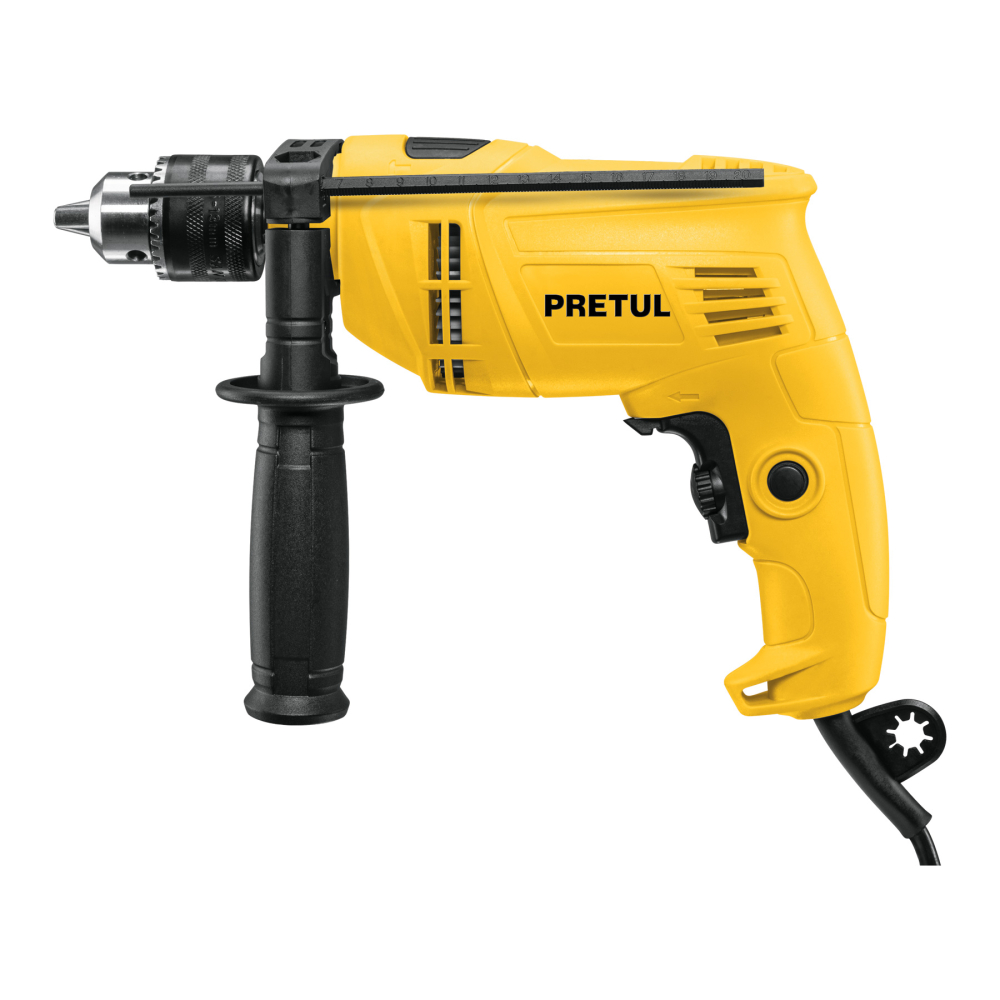 Rotomartillo/destornillador 1/2', 550W, PRETUL ROTO-1/2P6