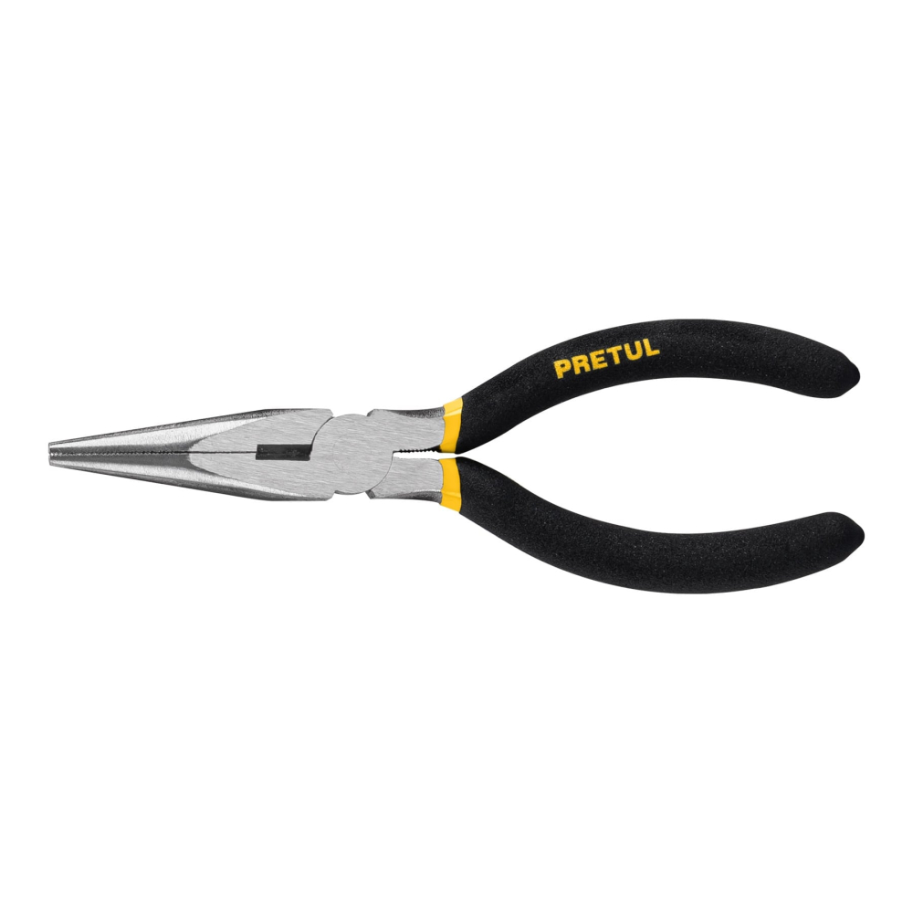 Pinza de punta y corte 6' mango de vinil, a granel, PRETUL PPC-6PG