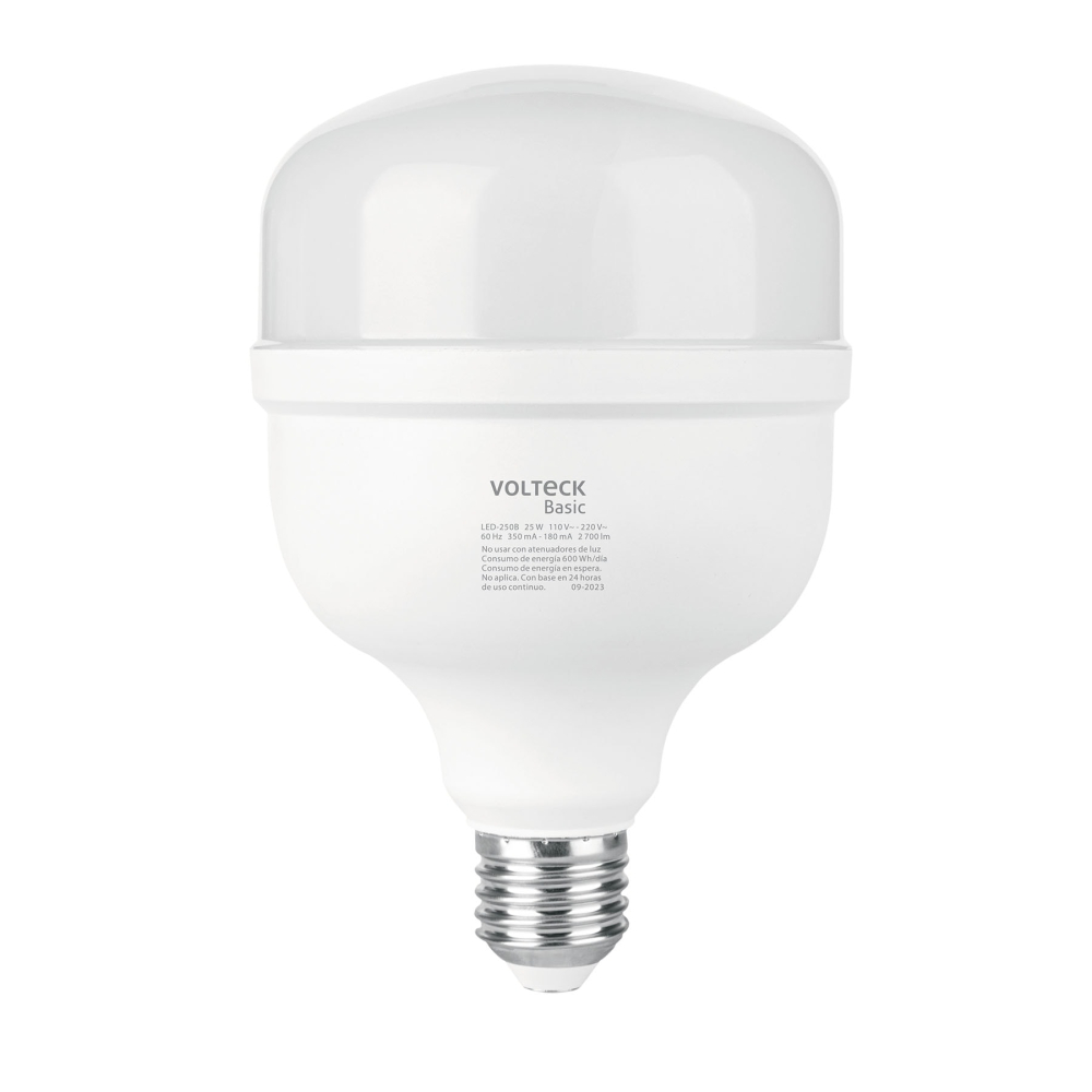 Foco LED alta potencia 25W (250W) 6500 K, VOLTECK BASIC LED-250B