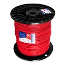 Metro de cable THHW-LS 8 AWG rojo en carrete de 500 m CAB-8R-500