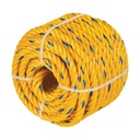Kilo de cuerda amarilla de polipropileno 11 mm, rollo 1kg CUE-111K