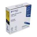 Rollo de 100 metros de cable THW CCA 14 AWG negro, BASIC CCA-14N