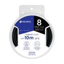 Carrete con 10 m de cable THHW-LS 8 AWG negro, VOLTECK CAB-8N-10