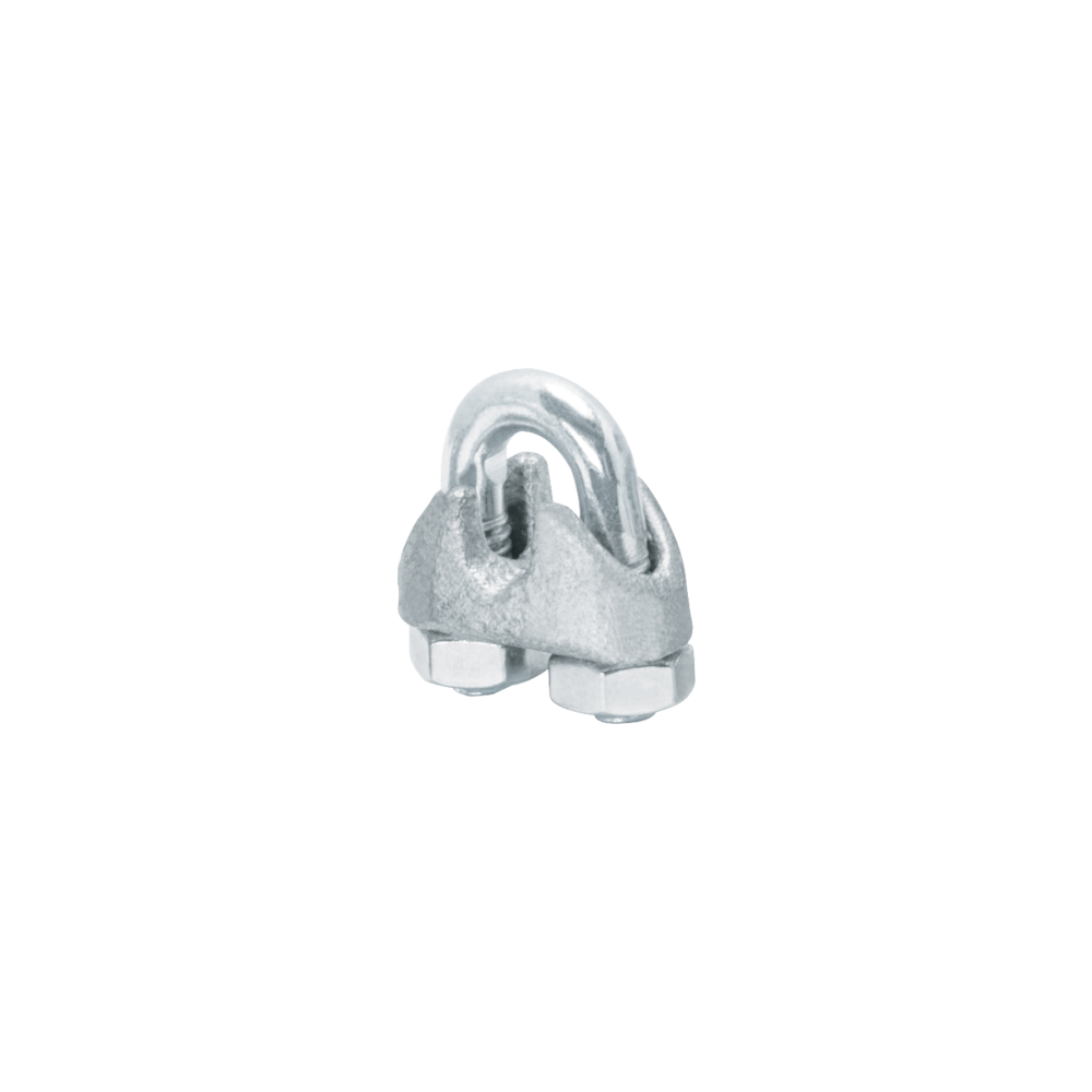 Bolsa c/50 nudos (perros) de hierro p/cable de 3/16', FIERO NUDO-3/16G