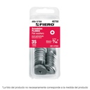 Blíster con 25 arandelas planas de 5/16', FIERO ARA-5/16A