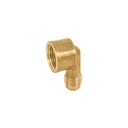 Codo para estufa a 90° de latón de 5/16' x 3/8', FOSET CLG-524N