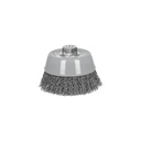 Carda copa 5' alambre ondulado grueso, Multi-rosca, TRUPER CO-512MRX