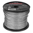 Metro de cable rígido 1/8' de acero 7x7 hilos, 75 m, FIERO CAB-1/8R
