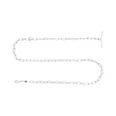 Cadena de 1.8 m de amarre para perro, 2.1 mm, FIERO CAPE-25V