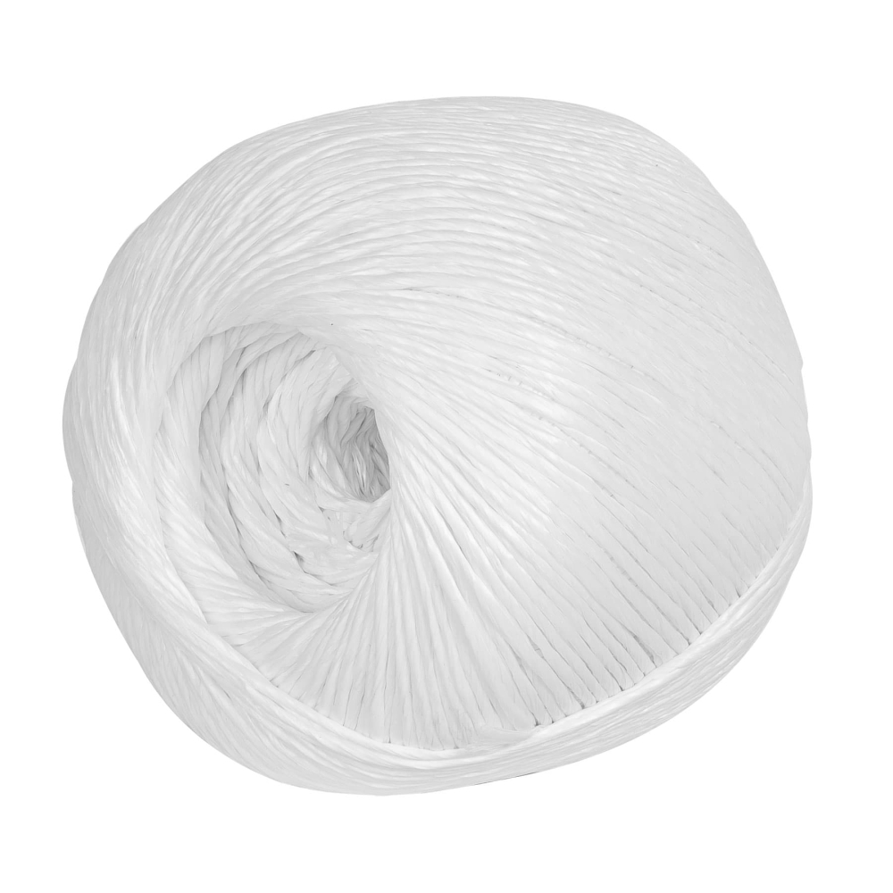 Rollo de rafia de 410 m color blanco calibre 2.2 g/m, FIERO RAF-290