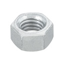 Bolsa con 100 tuercas 3/8' hexagonales de acero galvanizado TUE-3/8