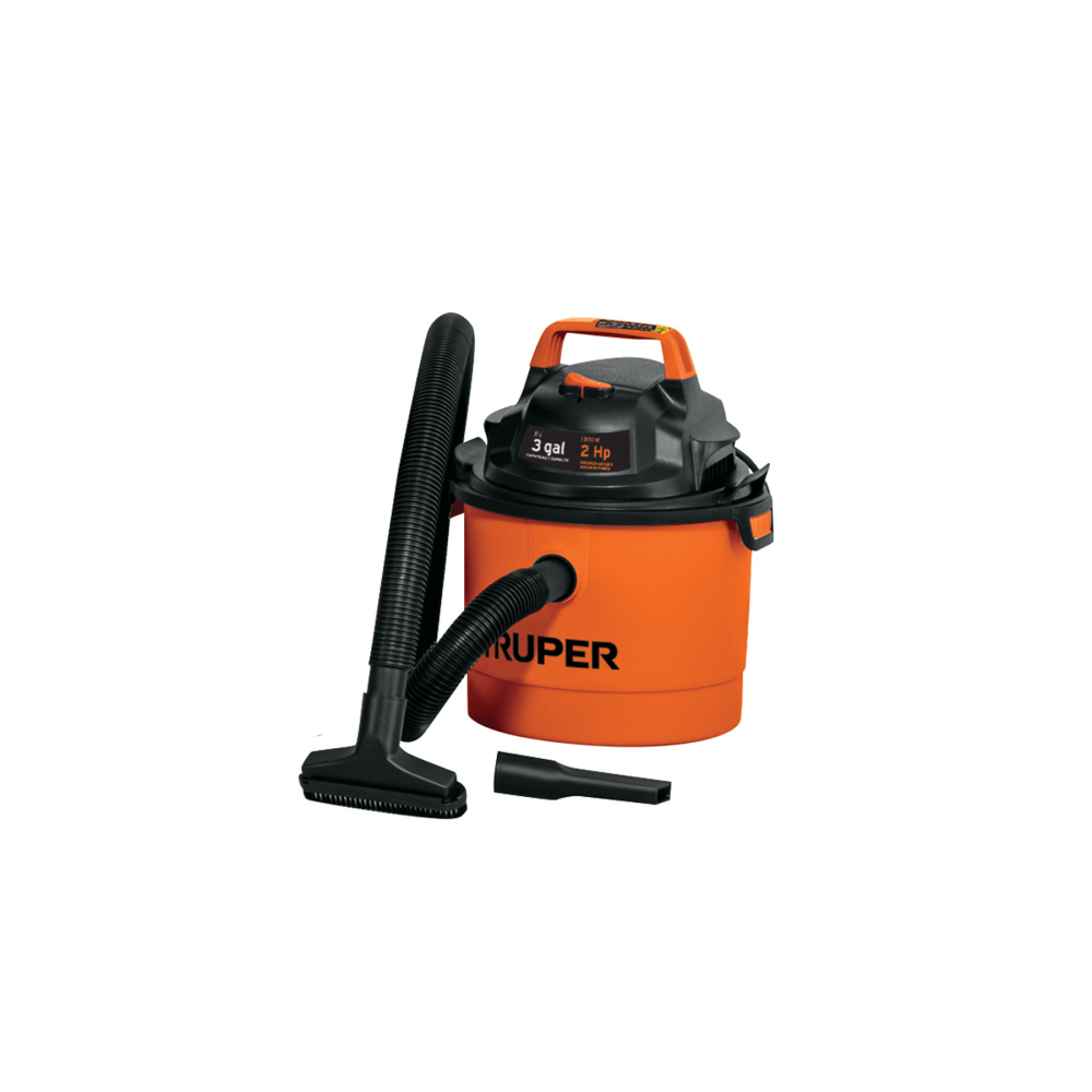 Aspiradora de sólidos y líquidos, 3 gal, plástica, TRUPER ASP-03