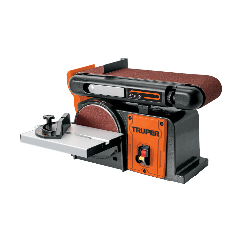 Lijadora de banda y disco 4 x 6', 1/2 HP (375 W), TRUPER PUL-4X6T