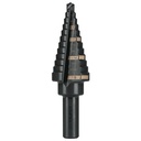 Broca escalonada óxido negro 12escalones 3/16' a 7/8',Truper BES-12