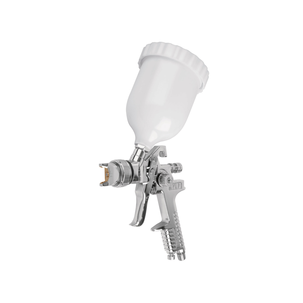 Pistola p/pintar gravedad HVLP vaso plástico, 1.4 mm, TRUPER PIPI-440