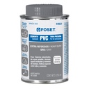Cemento para PVC, gris, máxima viscosidad, lata 250ml, FOSET PPVCV-250