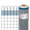 Rollo de 30 m x 0.9 m de malla mosquitera plástica gris TEMO-09PG