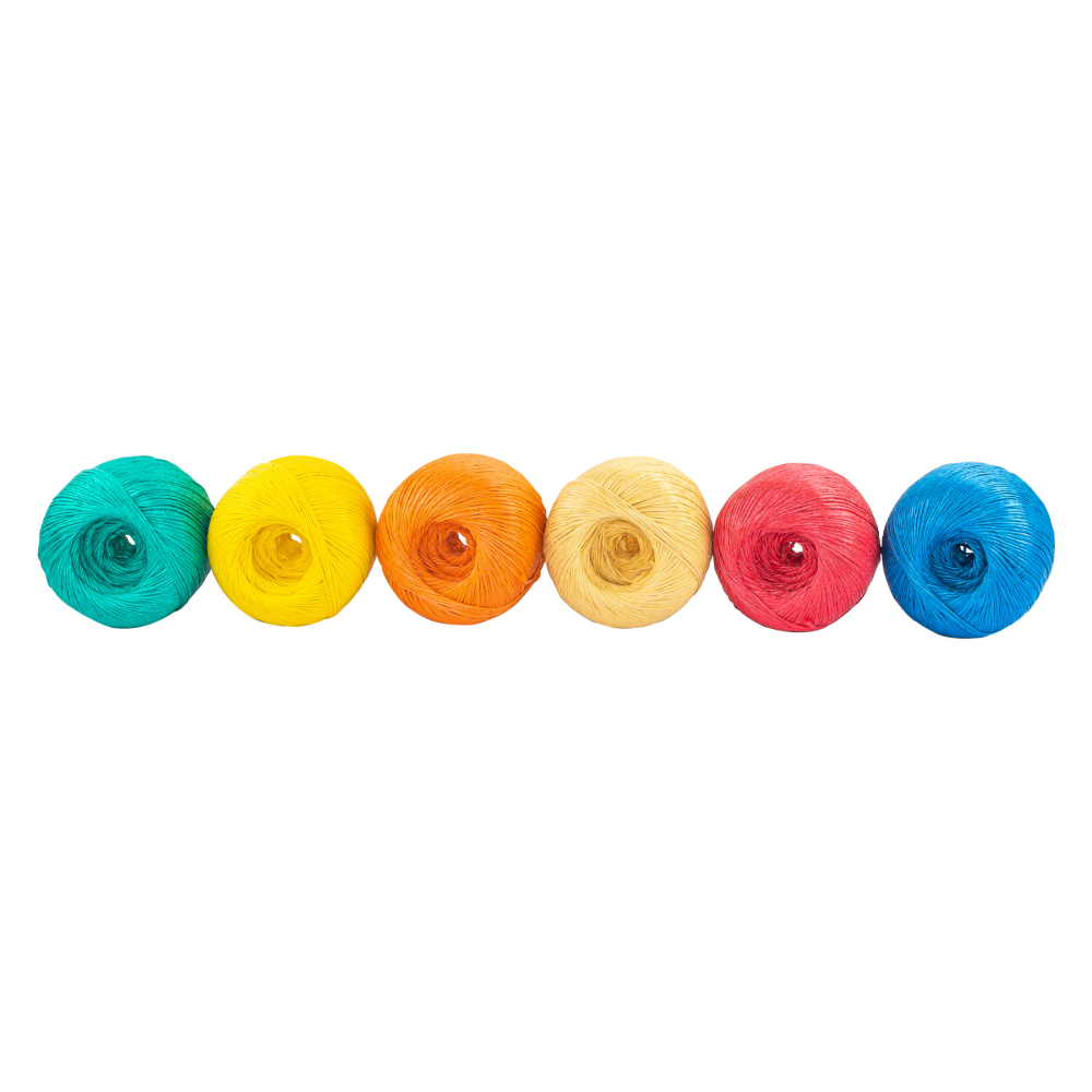 Rollo de rafia de 410 m colores surtidos calibre 2.2 g/m RAF-290C