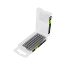 Estuche con 5 puntas de cruz PH2 largo 3', TRUPER EXPERT PUDE-1302