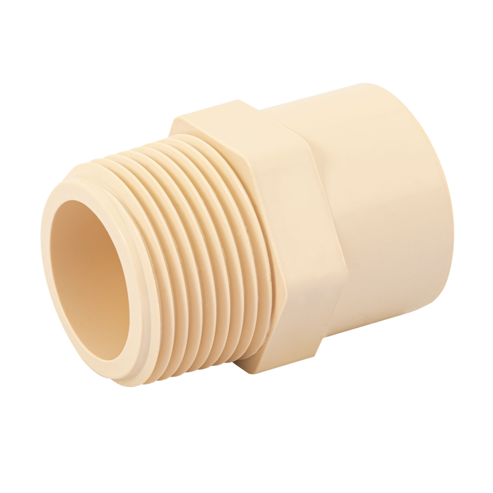 Conector macho de CPVC 1', FOSET CPVC-613